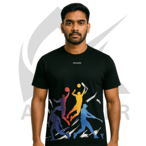 Athlayer Sports Impact Tee T-shirt – Multi-Sport Graphic Edition